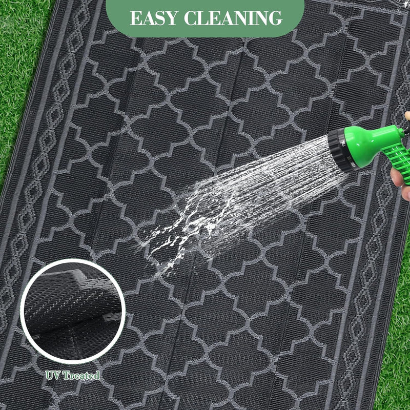 Outdoor Rug Waterproof Reversible