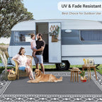 Outdoor Rug Waterproof Reversible