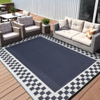 Outdoor Rug Waterproof Reversible