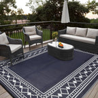 Outdoor Rug Waterproof Reversible