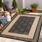 Outdoor Plastic Straw Rug Waterproof Reversible