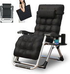 Outdoor Reclining Zero Gravity Chair with Cup Holder