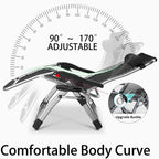 Outdoor Reclining Zero Gravity Chair with Cup Holder