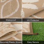 Outdoor Rug 270 X 360CM Large Reversible