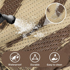 Outdoor Rug Extra Large Botanical Leaf Waterproof