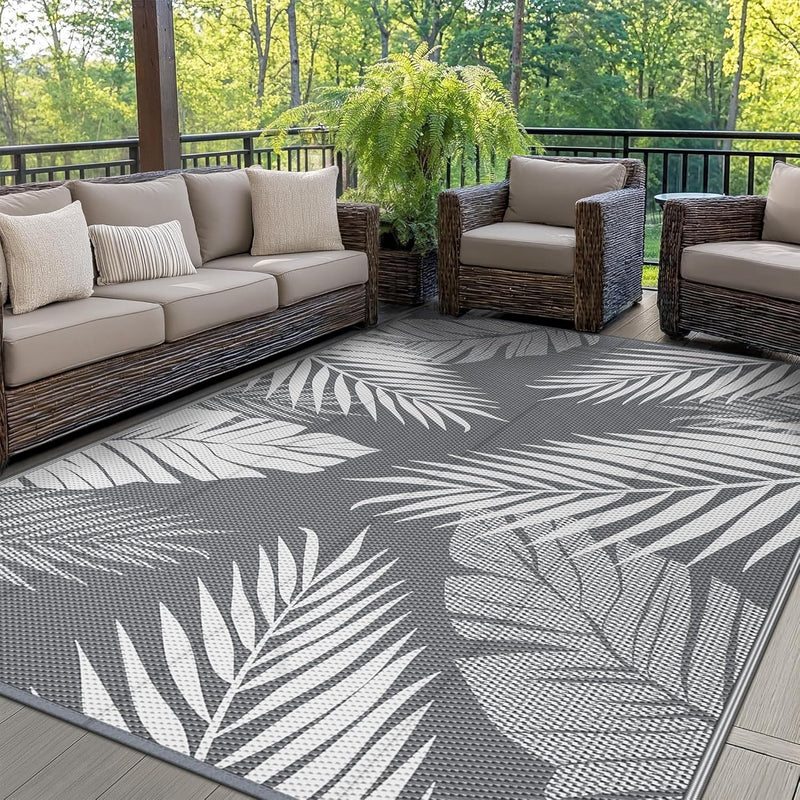 Outdoor Rug Waterproof Reversible Garden Carpet UV