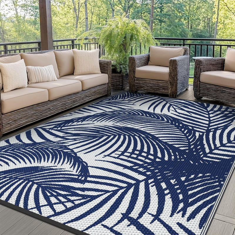 Outdoor Rug Waterproof Reversible Garden Carpet UV
