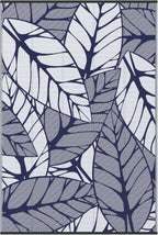 Outdoor Rug Extra Large Botanical Leaf Waterproof