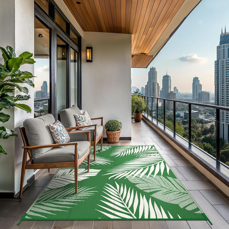 Outdoor Rug Waterproof Reversible Garden Carpet UV