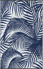 Outdoor Rug Extra Large Botanical Leaf Waterproof