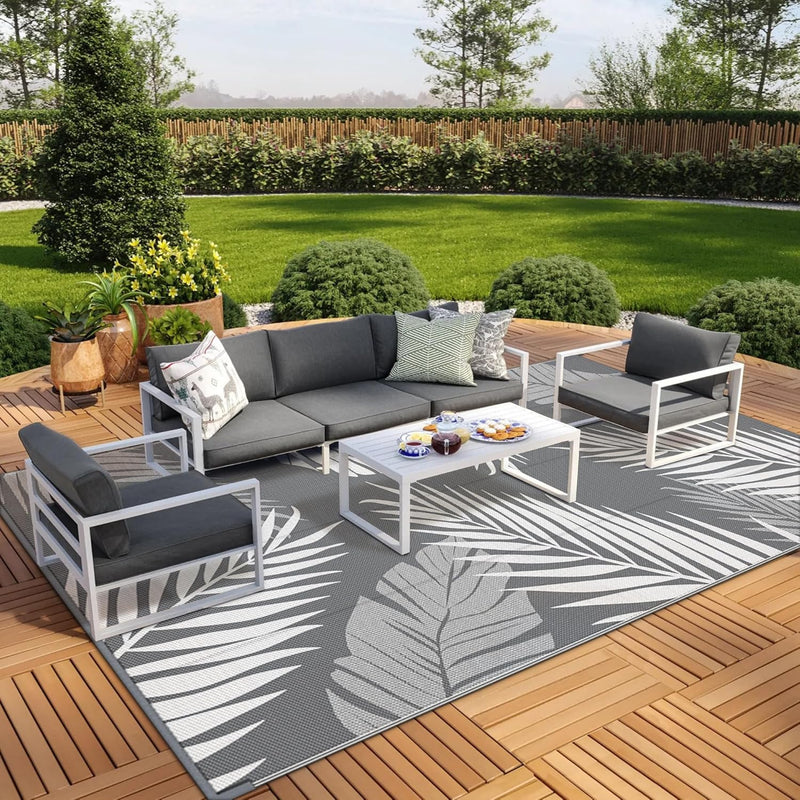 Outdoor Rug Waterproof Reversible Garden Carpet UV