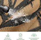 Outdoor Rug Extra Large Botanical Leaf Waterproof