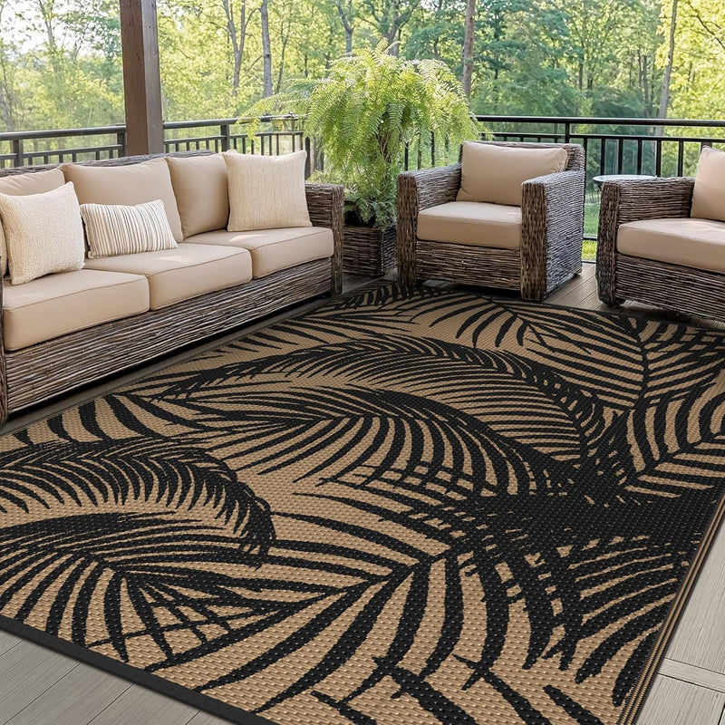 Outdoor Rug Waterproof Reversible Garden Carpet UV