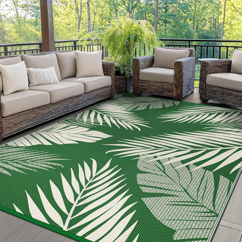 Outdoor Rug Waterproof Reversible Garden Carpet UV