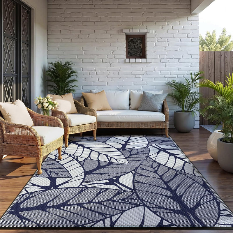 Outdoor Rug Waterproof Reversible Garden Carpet UV