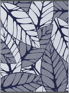 Outdoor Rug Extra Large Botanical Leaf Waterproof