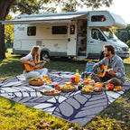 Outdoor Rug Extra Large Botanical Leaf Waterproof