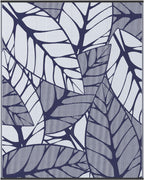 Outdoor Rug Extra Large Botanical Leaf Waterproof