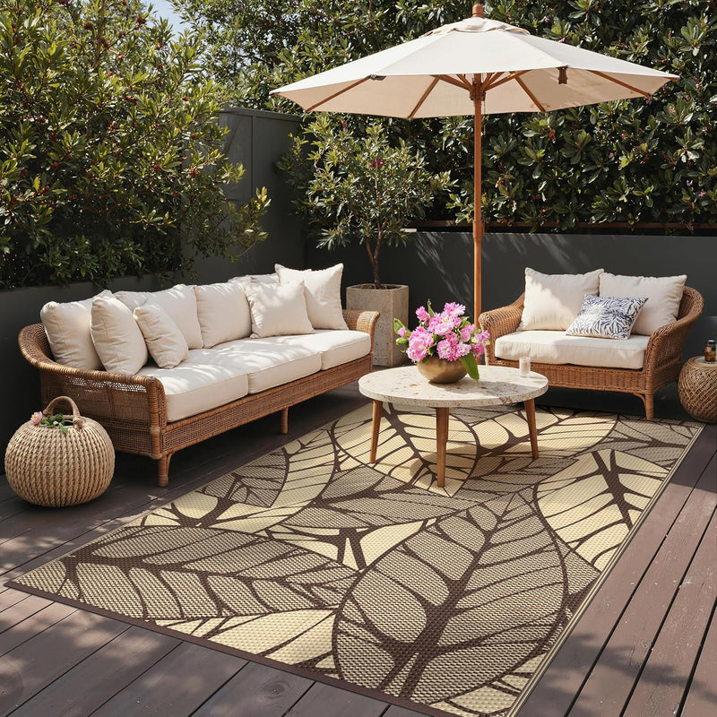 Outdoor Rug Waterproof Reversible Garden Carpet UV
