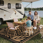 Outdoor Rug Extra Large Butterfly Pattern Waterproof