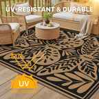 Outdoor Rug Extra Large Butterfly Pattern Waterproof