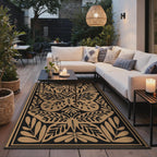 Outdoor Rug Extra Large Butterfly Pattern Waterproof