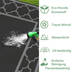 Outdoor Rug Extra Large Waterproof Reversible Garden