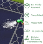 Outdoor Rug Extra Large Waterproof Reversible Garden