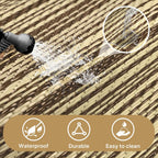 Outdoor Rug Extra Large Waterproof Reversible Garden