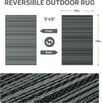 Outdoor Rug Extra Large Waterproof Reversible Garden