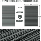Outdoor Rug Extra Large Waterproof Reversible Garden