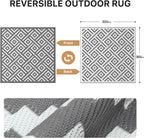 Outdoor Rug Extra Large Waterproof Reversible Garden