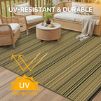 Outdoor Rug Extra Large Waterproof Reversible Garden