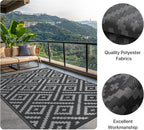 Outdoor Rug Extra Large Waterproof Reversible Garden