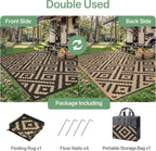 Outdoor Rug Extra Large Waterproof Reversible Garden