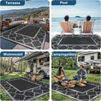 Outdoor Rug Extra Large Waterproof Reversible Garden