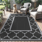 Outdoor Rug Extra Large Waterproof Reversible Garden