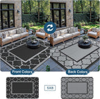 Outdoor Rug Extra Large Waterproof Reversible Garden