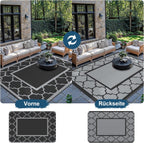 Outdoor Rug Extra Large Waterproof Reversible Garden