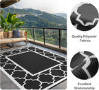 Outdoor Rug Extra Large Waterproof Reversible Garden