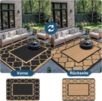 Outdoor Rug Extra Large Waterproof Reversible Garden