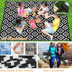 Outdoor Rug for Patio Waterproof 180x270CM Garden Rugs