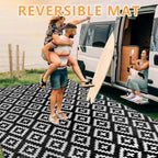 Outdoor Rug for Patio Waterproof 180x270CM Garden Rugs