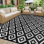 Outdoor Rug for Patio Waterproof 180x270CM Garden Rugs