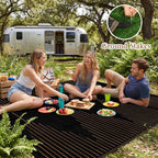 Outdoor Rug for Patio Waterproof Reversible Large