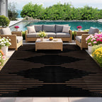 Outdoor Rug for Patio Waterproof Reversible Large