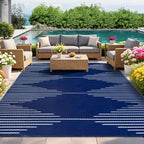 Outdoor Rug for Patio Waterproof Reversible Large