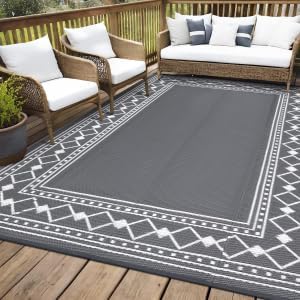 Outdoor Rug Portable Reversible