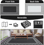 Outdoor Rug Portable Reversible