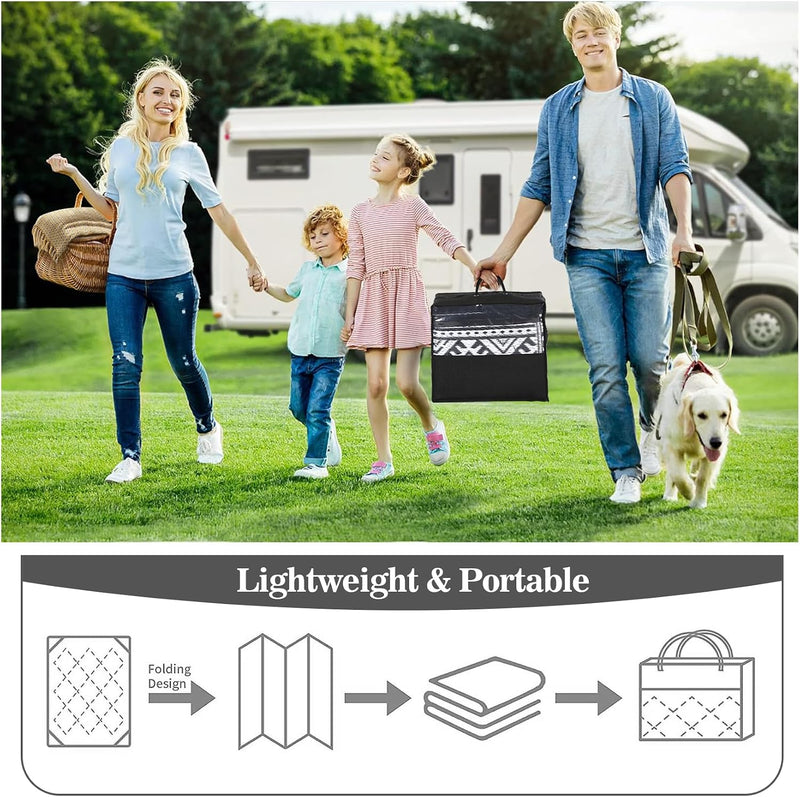 Outdoor Rug Portable Reversible